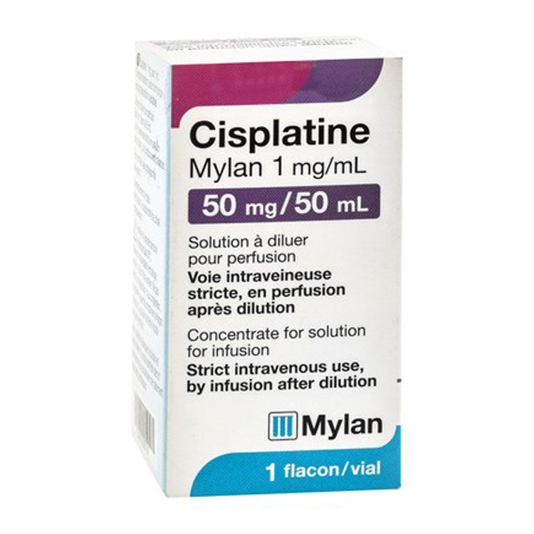 Cisplatine 1mg/ml Concentrate Vial for Infusion Solution