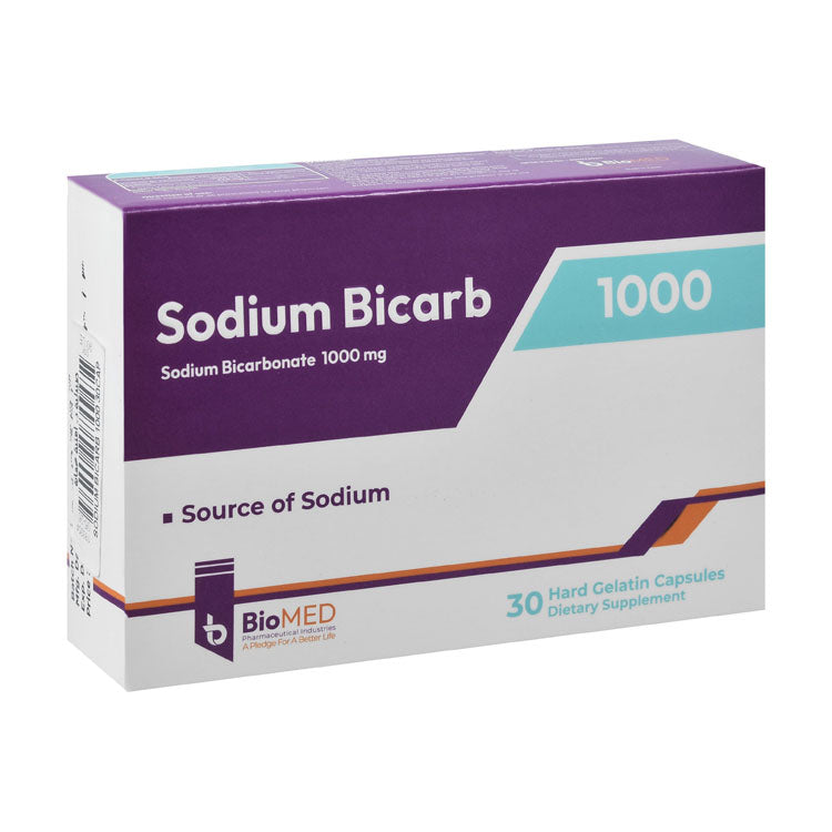 بيكربونات الصوديوم 1000 ملغ بيكربونات الصوديوم