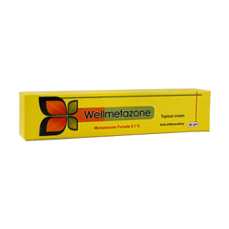 Wellmetazone 0.1% Mometasone Furoate Anti-Inflammatory Topical Cream