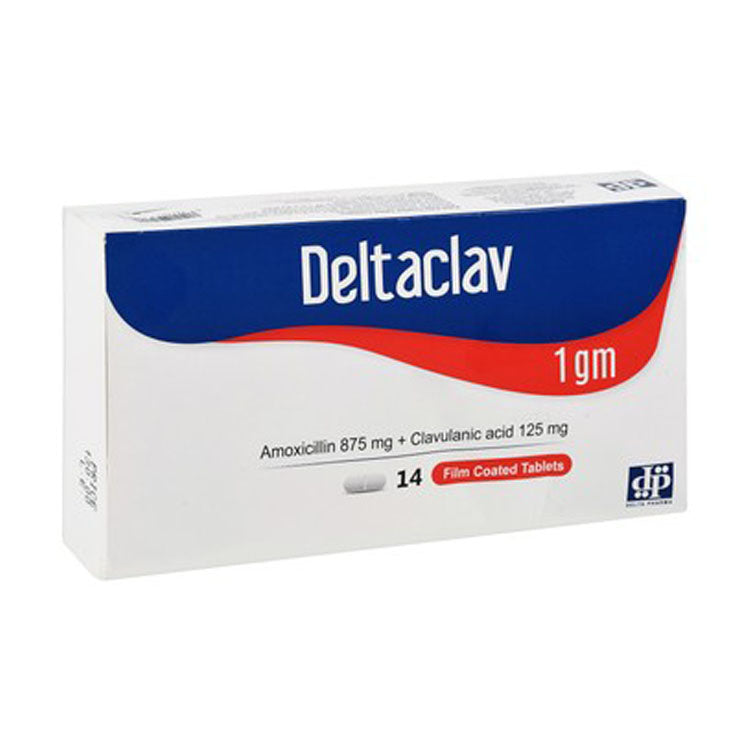 Deltaclav 875mg Amoxicillin & 125mg Clavulanic Acid