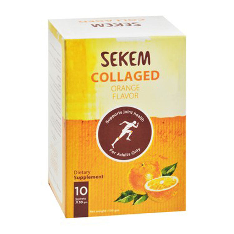 أكياس مكمل غذائي لدعم المفاصل من سيكيم بنكهة البرتقال