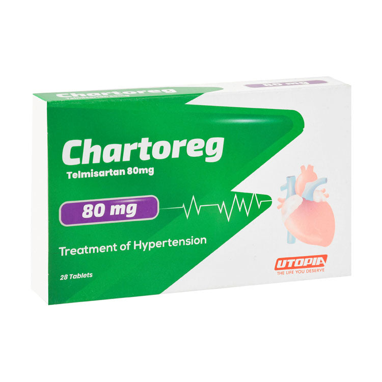 Chartoreg 80mg Telmisartan for Hypertension