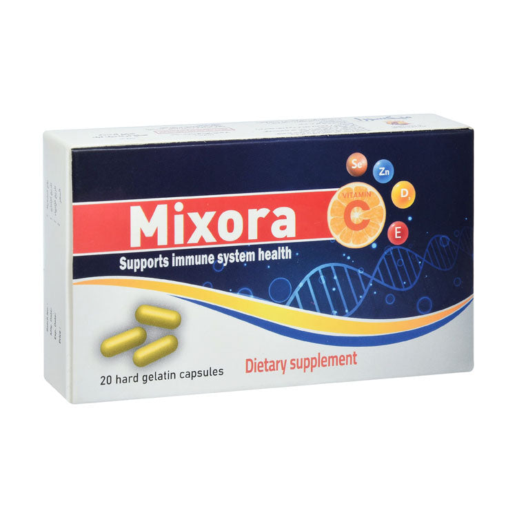 ميكسورا 600 ملغ مكمل لدعم الجهاز المناعي بفيتامين ج مع الزنك وفيتامين د وهـ