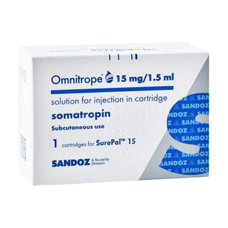 Omnitrope 15mg/1.5ml Somatropin Solution Cartridge for Subcutaneous Injection