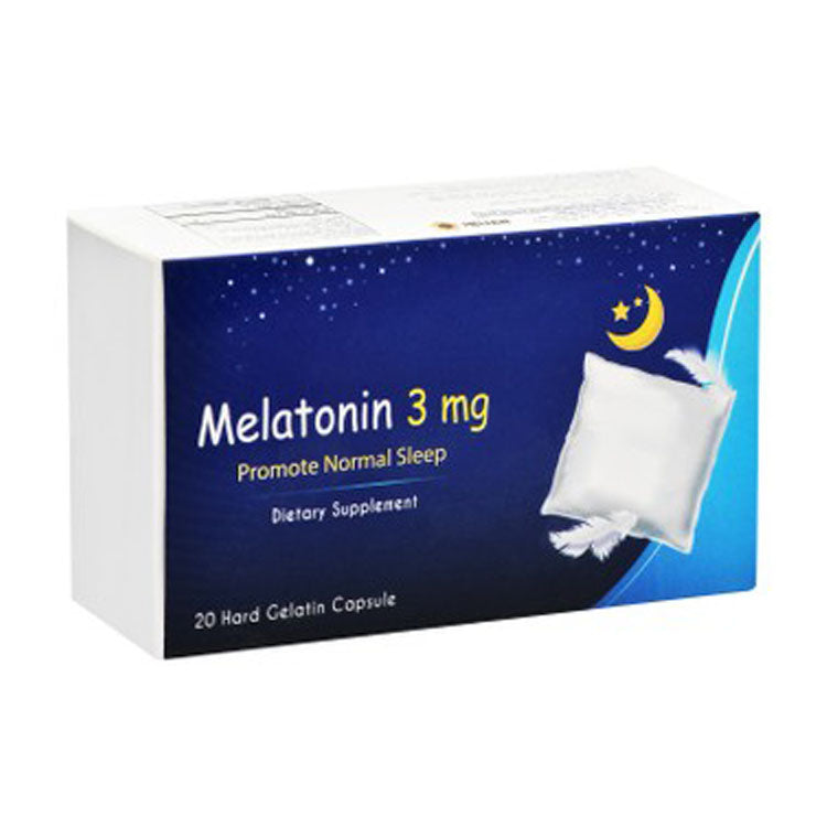 مكمل غذائي لدعم النوم يحتوي على 3 ملغ من الميلاتونين