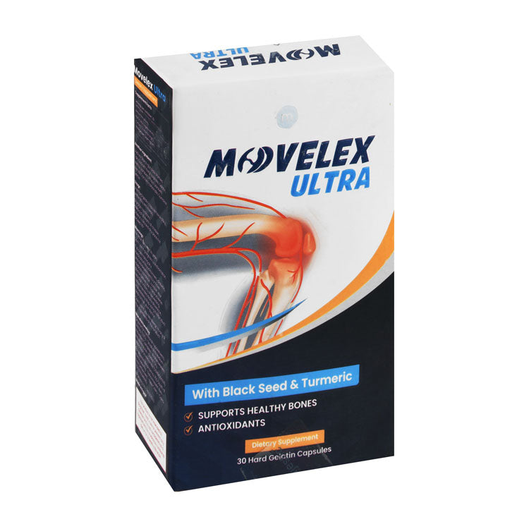 Movelex Ultra مكمل غذائي للعظام ومضاد للأكسدة مع الحبة السوداء والكركم