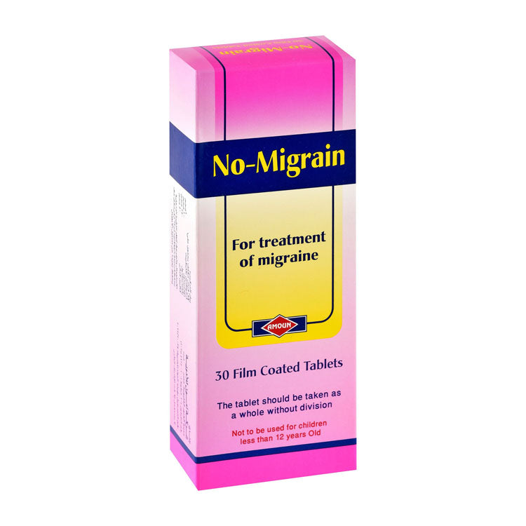 No Migrain 1mg Ergotamine Tartarate