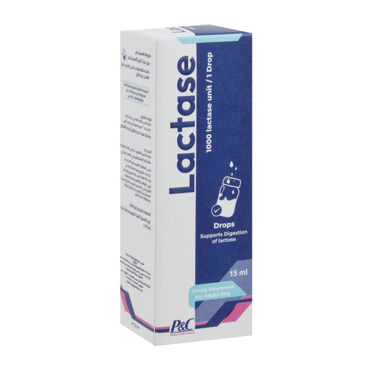 Lactase Lactose Digestion Support Supplement Drops for Adults