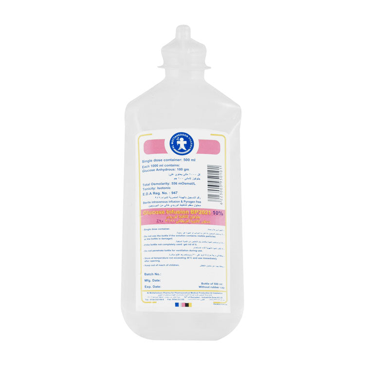 Sterile 10% Glucose Solution for Intravenous Infusion - pyrogen free