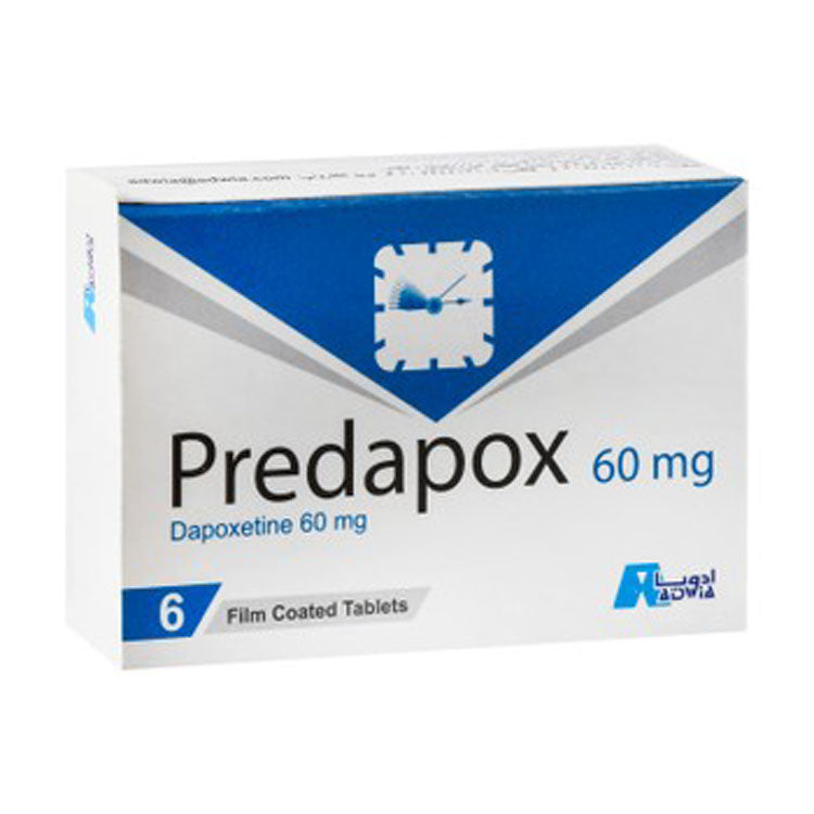 Predapox 60mg Dapoxetine 6 tablets