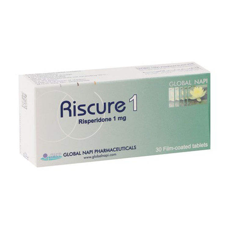 Riscure 1mg Risperidone 30 tablets