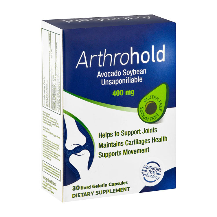 Arthrohold 400mg Avocado Soybean Unsaponifiable Joints & Cartilages Health Support Supplement