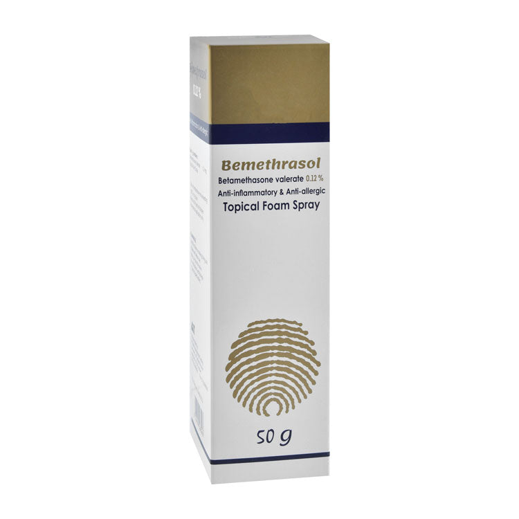 Bemethrasol 0.12% Betamethasone Valerate Anti-Inflammatory & Anti-Allergic Topical Foam Spray