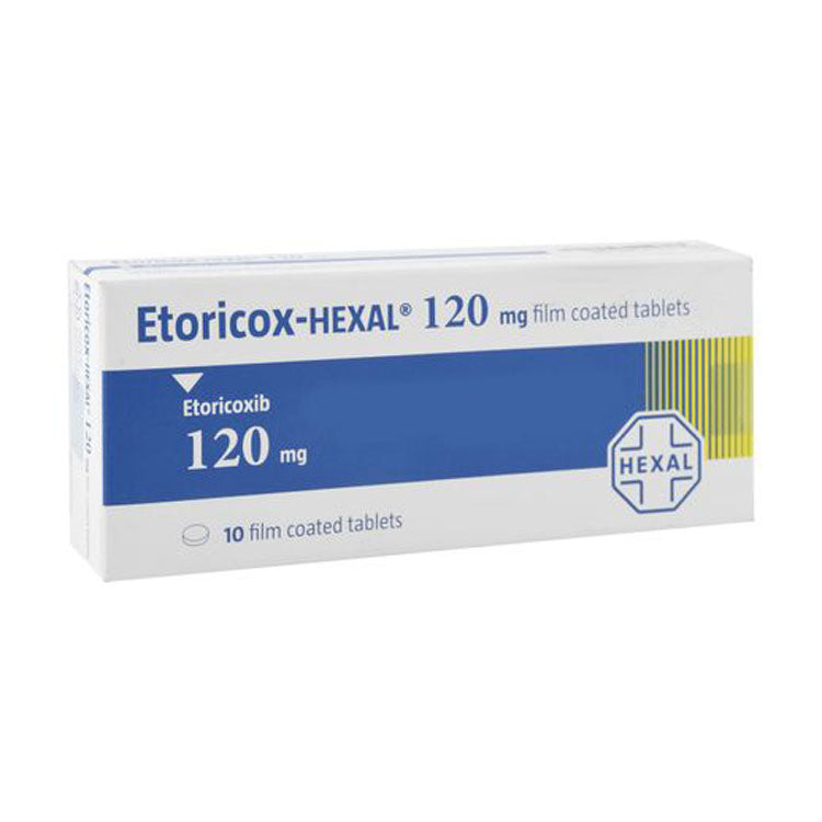 Hexal Etoricox 120mg Etoricoxib 10 tablets