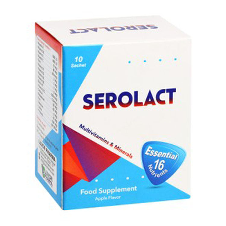 Serolact Multivitamin & Mineral Supplement Sachets Apple Flavor 10 per pack