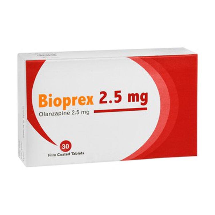 Bioprex 2.5mg Olanzapine 30 tablets