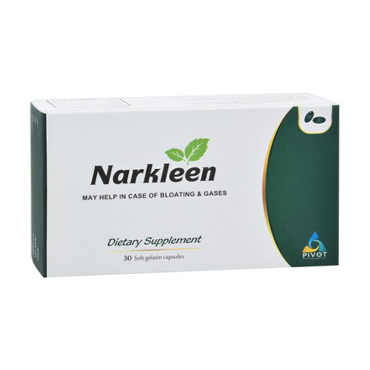 Narkleen Gas & Bloating Relief Medication 30 softgels