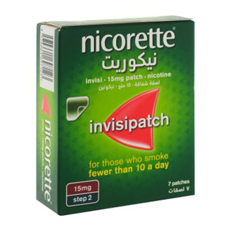 Nicorette Invisipatch 15mg Nicotine Patches 7 per pack