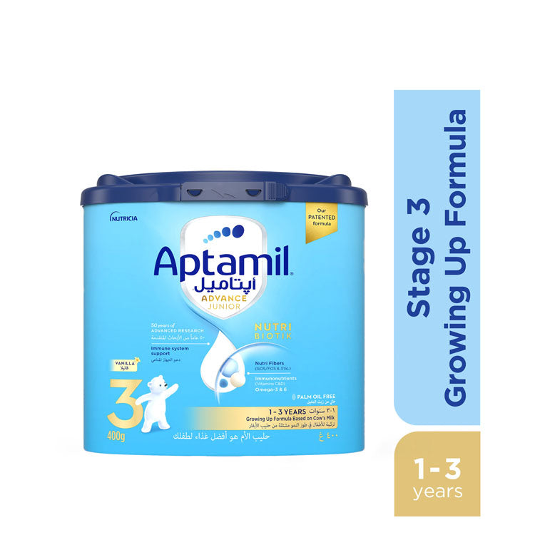 Aptamil Advance Junior Milk Formula Vanilla Flavor Stage 3 (1-3 Years) - palm oil free