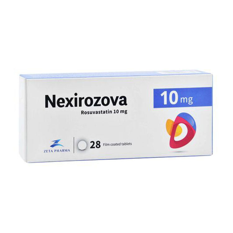 Nexirozova 10mg Rosuvastatin 28 tablets