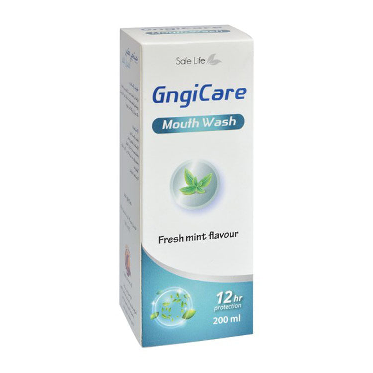 Safe Life GngiCare Mouthwash Fresh Mint Flavor 200 ml