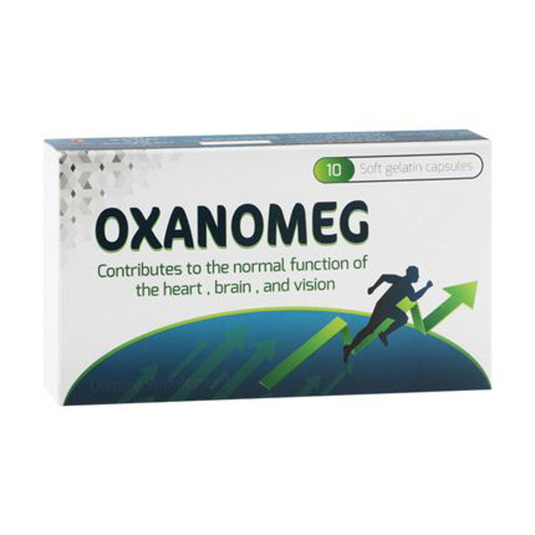 Oxanomeg Normal Heart, Brain & Vision Health Support Supplement 10 capsules