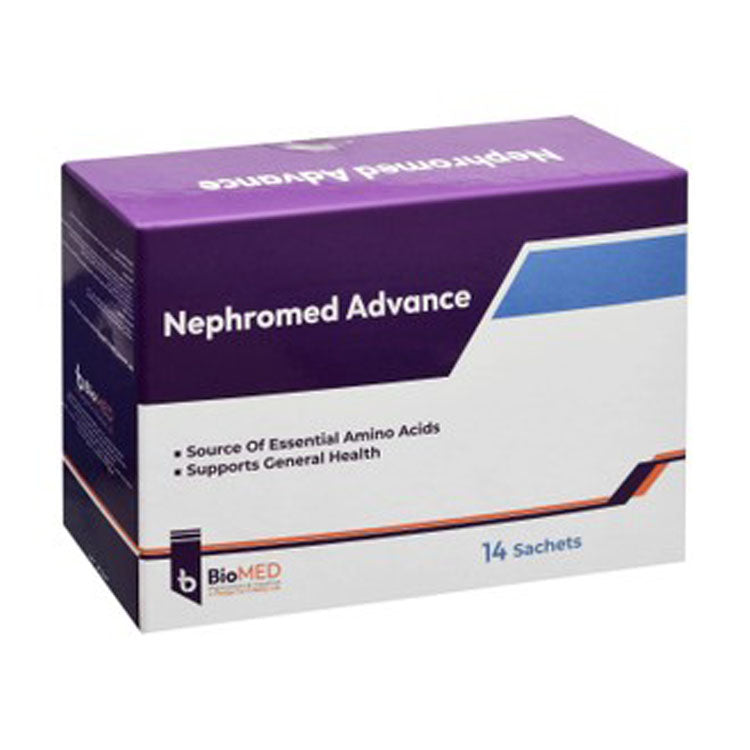 Nephromed Advance General Health Supplement Sachets Tutti Frutti Flavor with Essential Amino Acids 14 per pack