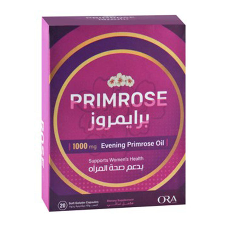 Ora 1000mg Evening Primrose Oil Women's Health Support Supplement
