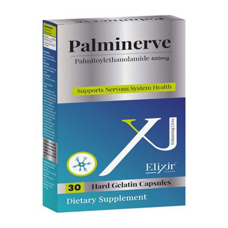 Palminerve 600mg Palmitoylethanolamide Nervous System Support Supplement 30 capsules