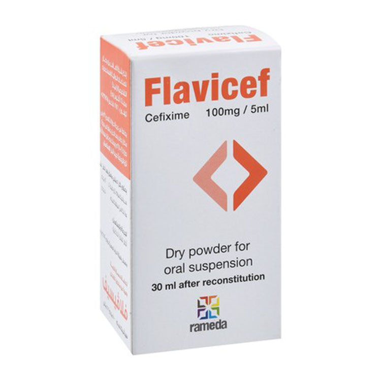 Flavicef 100mg/5ml Cefimixe Oral Suspension Powder 30 ml