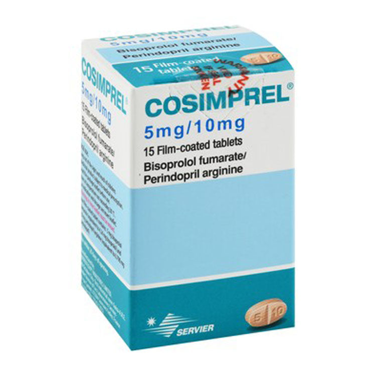Cosimprel 5mg Bisoprolol Fumarate & 10mg Perindopril Arginine 15 tablets