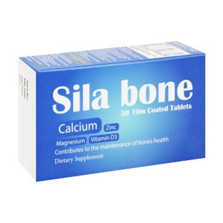 Sila 800mg Calcium Bone Support Supplement with Magnesium, Zinc, & Vitamin D3 30 tablets