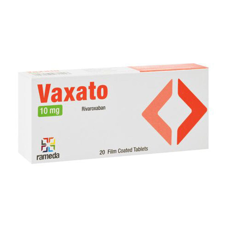 Vaxato 10mg Rivaroxaban 20 tablets