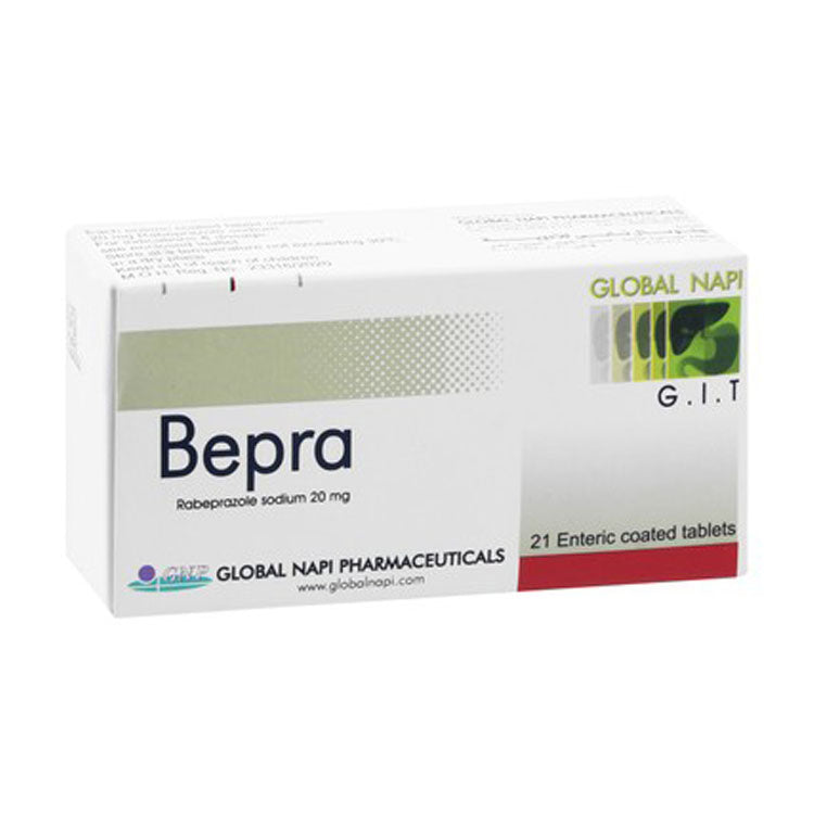 Bepra 20mg Rabeprazole Sodium 21 tablets