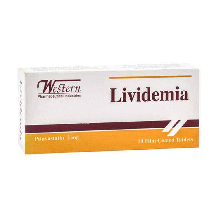 Lividemia 2mg Pitavastatin 10 tablets