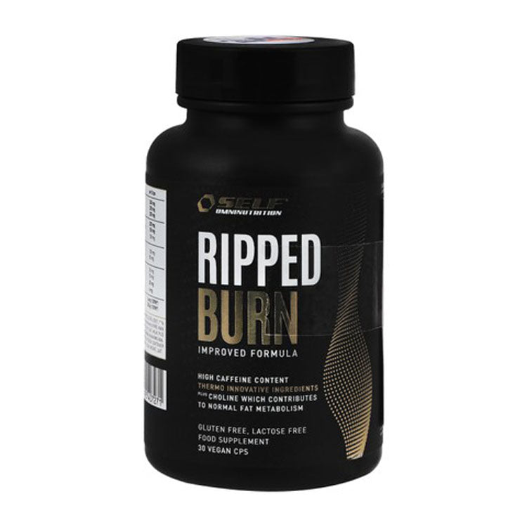 Self Omninutrition Ripped Burn Fat Burner Supplement - vegan, gluten free, lactose free 30 capsules