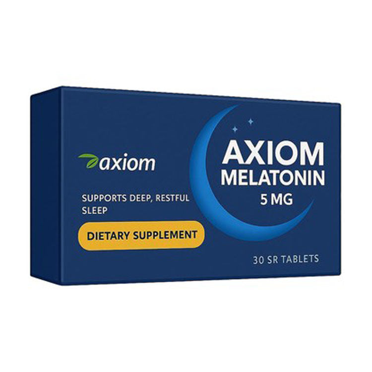 Axiom 5mg Melatonin Deep Restful Sleep Support Supplement 30 tablets
